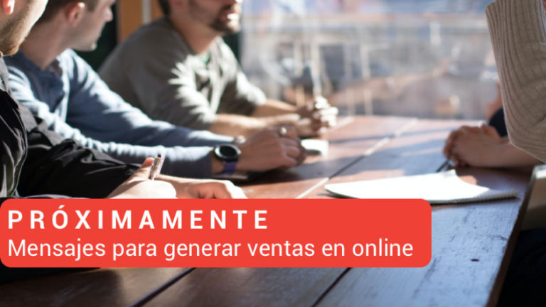 Mensajes para generar ventas online