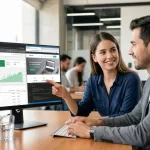 Consultores de Incom analizando el desarrollo de un sitio web y una campaña de Google Ads exitosa en Monterrey
